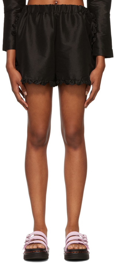 KIKA VARGAS BLACK LOLA SHORTS