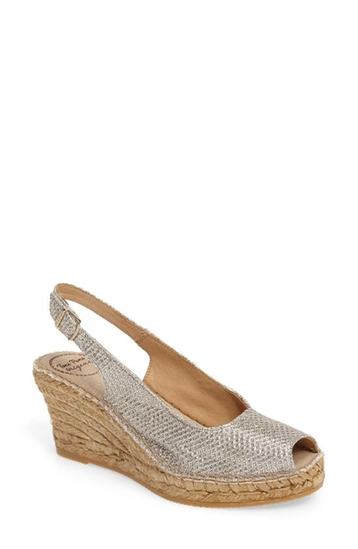 TONI PONS TONI PONS CALAFELL SLINGBACK WEDGE ESPADRILLE
