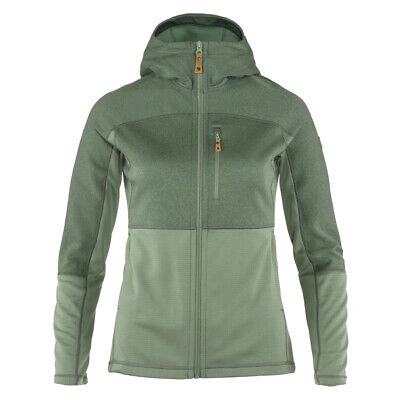 FJALL RAVEN FJALLRAVEN WOMENS ABISKO TRAIL FLEECE PATINA GREEN - SALE