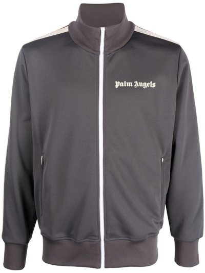 PALM ANGELS LOGO-PRINT TRACK JACKET