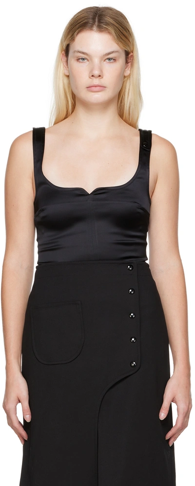 COURRÈGES BLACK SQUARE TANK TOP