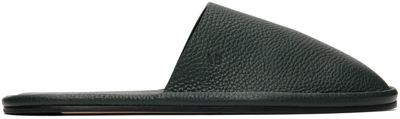 VICTORIA BECKHAM GREEN AMELIA SLIPPERS