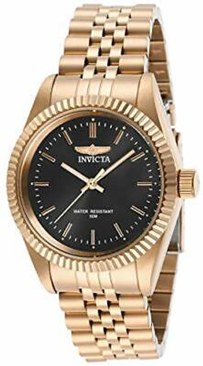 INVICTA INVICTA WOMEN'S SPECIALTY QUARTZ CHRONOGRAPH CHARCOAL DIAL WATCH 29412