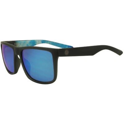 DRAGON DRAGON MERIDIEN LL SUNGLASSES MATTE GREY PERMAFROST BLUE ION LUMA LENS 42004-030