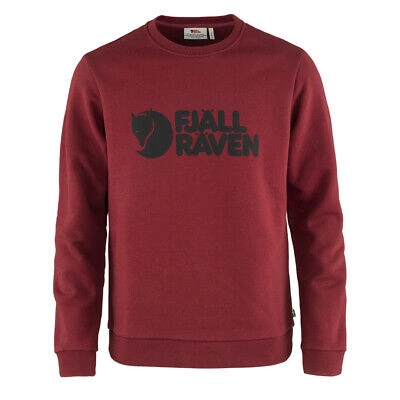 FJALL RAVEN FJALLRAVEN LOGO SWEATER RED OAK - SALE