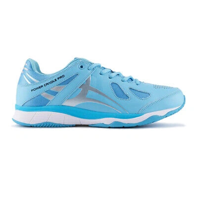 GILBERT SPORTS GILBERT SPORTS WOMENS GILBERTS FLARE NETBALL SHOES - AW22 BLUE BREATHABLE