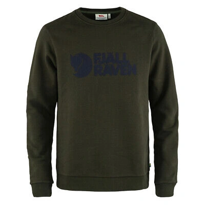 FJALL RAVEN FJALLRAVEN LOGO SWEATER DEEP FOREST - SALE