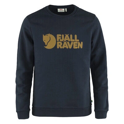 FJALL RAVEN FJALLRAVEN LOGO SWEATER DARK NAVY - SALE