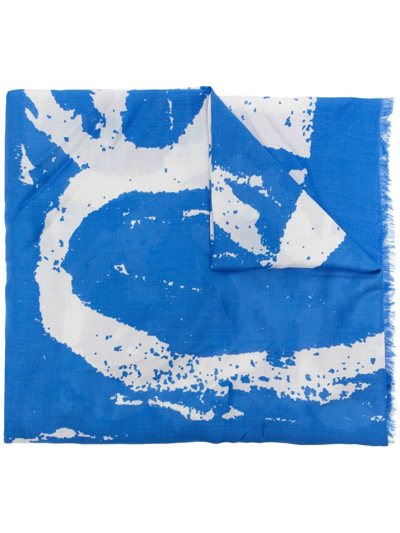 GIVENCHY PATTERNED KNITTED SCARF