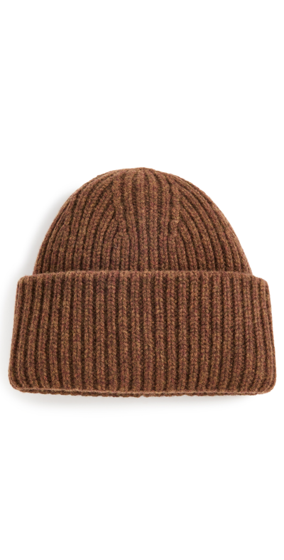 CAROLINA AMATO H155 RIBBED BEANIE
