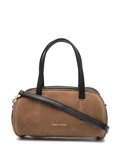 MANU ATELIER HOURGLASS BOWLING TOTE BAG