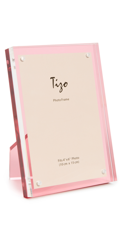 TIZO DESIGN LUCITE FRAME 4X6 PINK