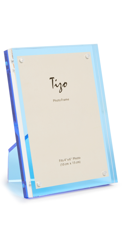TIZO DESIGN LUCITE FRAME 4X6 BLUE