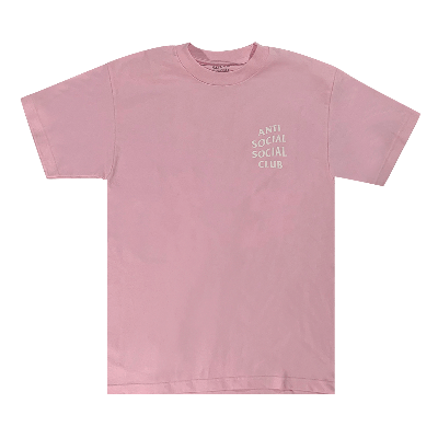 ANTI SOCIAL SOCIAL CLUB ANTI SOCIAL SOCIAL CLUB KKOCH SHORT-SLEEVE T-SHIRT 'PINK'