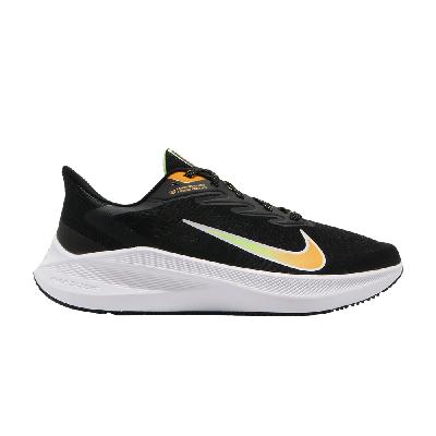 NIKE ZOOM WINFLO 7 'BLACK UNIVERSITY GOLD'