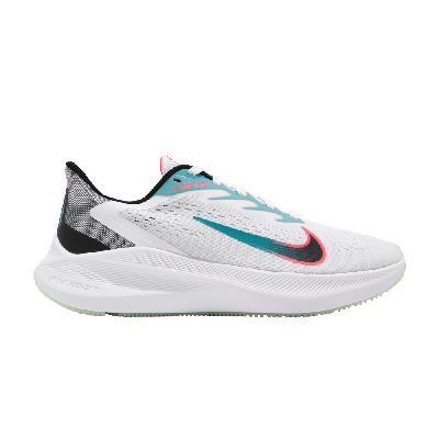 NIKE WMNS ZOOM WINFLO 7 'WHITE FLASH CRIMSON'
