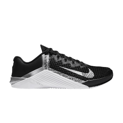 NIKE WMNS METCON 6 'BLACK METALLIC SILVER'