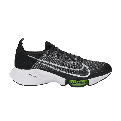 NIKE AIR ZOOM TEMPO NEXT% FLYKNIT 'BLACK WHITE VOLT'