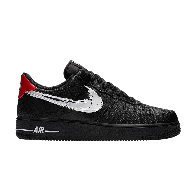 NIKE AIR FORCE 1 LOW 'BRUSHSTROKE - BLACK'