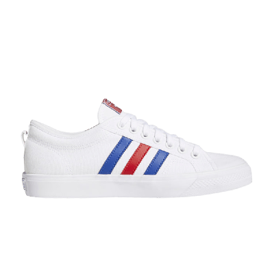 ADIDAS ORIGINALS NIZZA 'WHITE SCARLET BLUE'