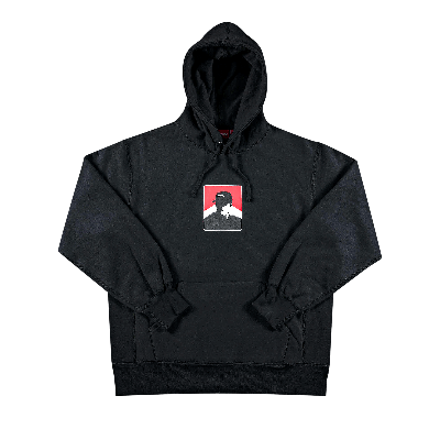SUPREME SUPREME PORTRAIT HOODED SWEATSHIRT 'BLACK'