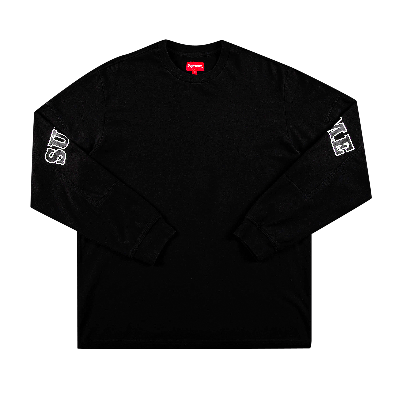SUPREME SUPREME CUTOUT SLEEVES LONG-SLEEVE TOP 'BLACK'