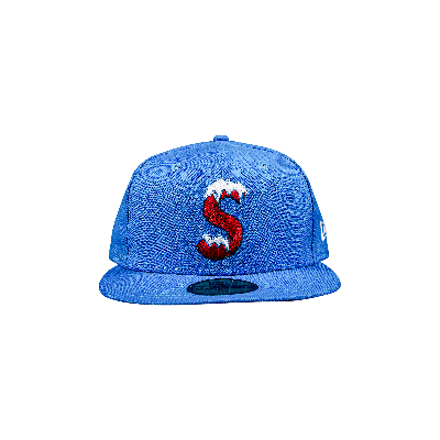 SUPREME SUPREME X NEW ERA S LOGO 'BRIGHT BLUE'
