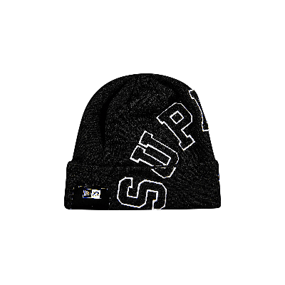 SUPREME SUPREME X NEW ERA BIG ARC BEANIE 'BLACK'