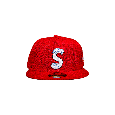 SUPREME SUPREME X NEW ERA S LOGO 'RED'