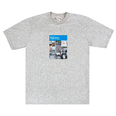 SUPREME SUPREME VERIFY TEE 'HEATHER GREY'