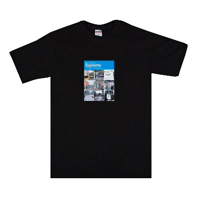 SUPREME SUPREME VERIFY TEE 'BLACK'