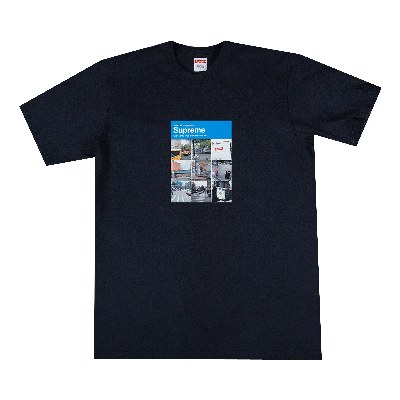 SUPREME SUPREME VERIFY TEE 'NAVY'