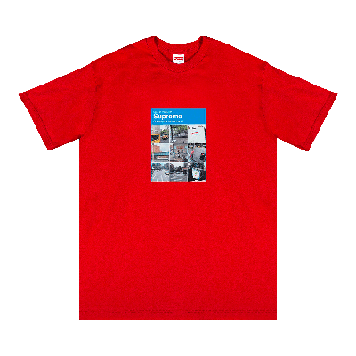 SUPREME SUPREME VERIFY TEE 'RED'