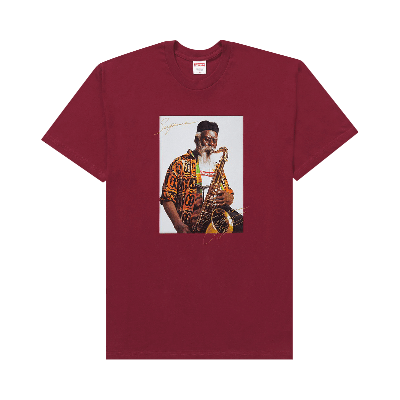 SUPREME SUPREME PHAROAH SANDERS TEE 'CARDINAL'