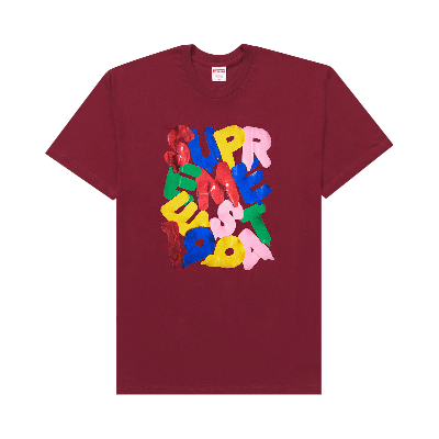 SUPREME SUPREME BALLOONS TEE 'CARDINAL'