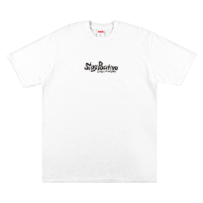 SUPREME SUPREME STAY POSITIVE TEE 'WHITE'