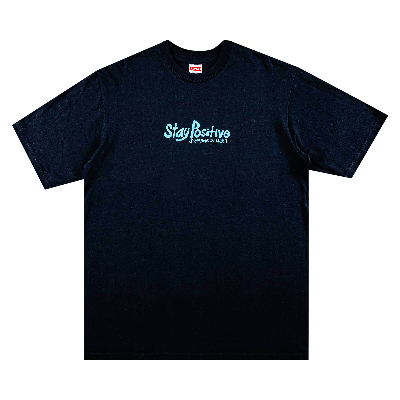 SUPREME SUPREME STAY POSITIVE TEE 'NAVY'