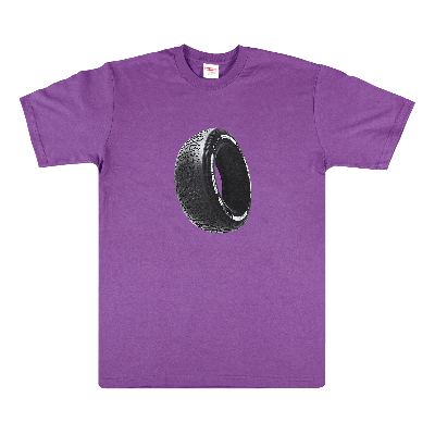 SUPREME SUPREME TIRE TEE 'PURPLE'