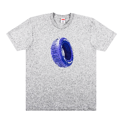 SUPREME SUPREME TIRE TEE 'HEATHER GREY'