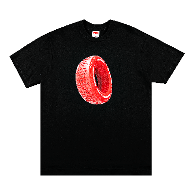 SUPREME SUPREME TIRE TEE 'BLACK'