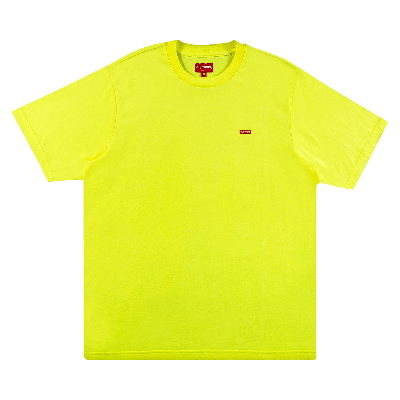 SUPREME SUPREME SMALL BOX TEE 'FLUORESCENT YELLOW'