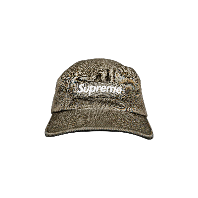 SUPREME SUPREME WASHED CHINO TWILL CAMP CAP 'OLIVE'
