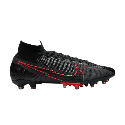 NIKE MERCURIAL SUPERFLY 7 ELITE AG PRO 'BLACK CHILE RED'