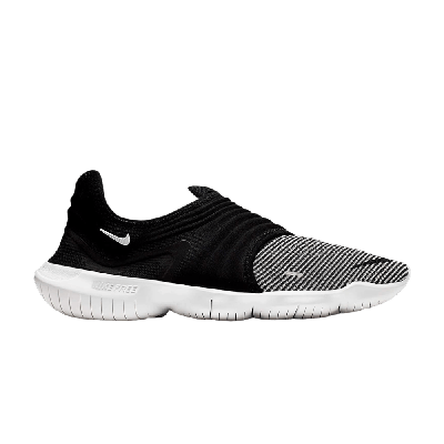 NIKE FREE RN FLYKNIT 3.0 'BLACK WHITE'