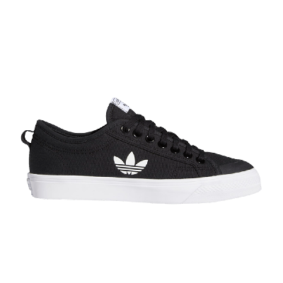 ADIDAS ORIGINALS NIZZA TREFOIL 'CORE BLACK'