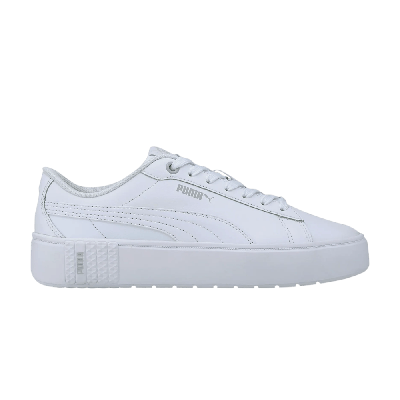 PUMA WMNS SMASH PLATFORM V2 'TRIPLE WHITE'