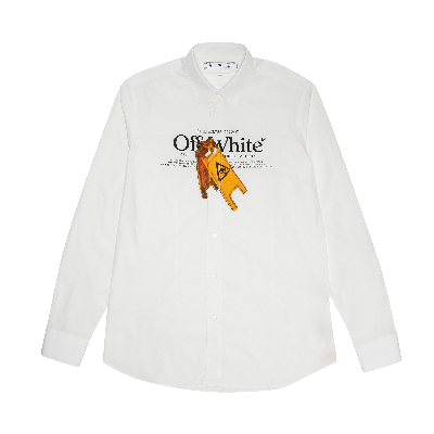 OFF-WHITE OFF-WHITE PASCAL WET FLOOR PRINT SHIRT 'WHITE/YELLOW'