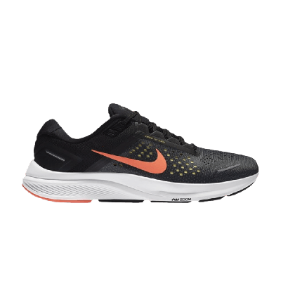 NIKE AIR ZOOM STRUCTURE 23 'BLACK BRIGHT MANGO'