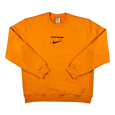 SUPREME SUPREME X NIKE JEWEL CREWNECK 'ORANGE'