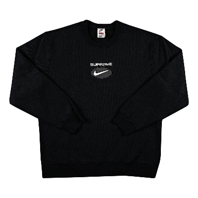 SUPREME SUPREME X NIKE JEWEL CREWNECK 'BLACK'